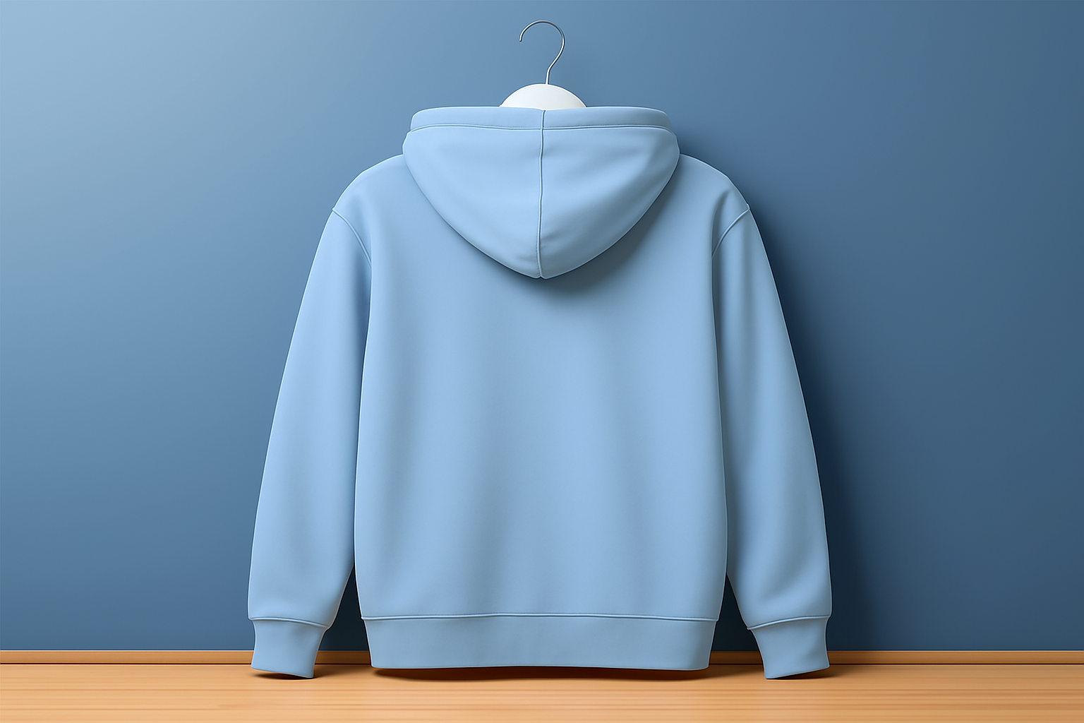 Light blue hoodie