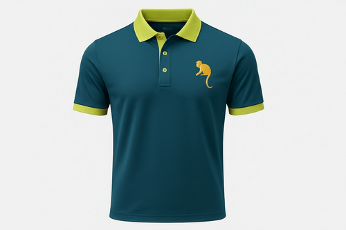 Blue & Green Polo Dry Fit