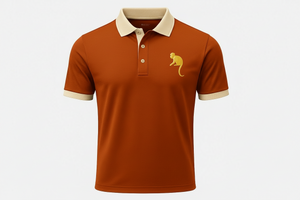 Burned Orange Polo Dry Fit